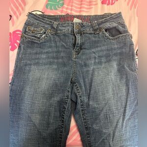 Vintage color bootcut jeans
